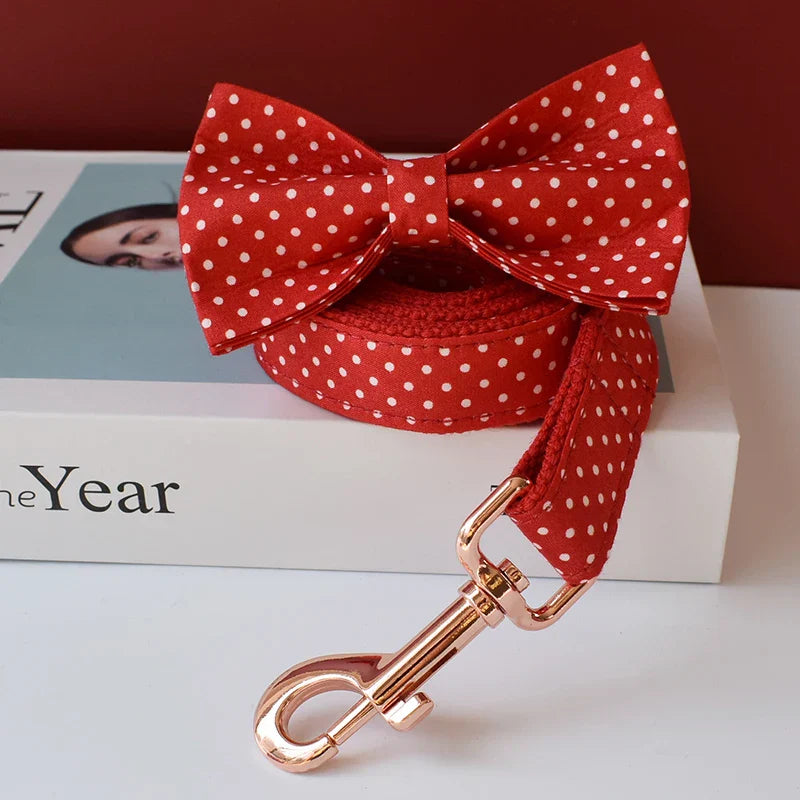 Red Dot Bowtie – Stylish & Comfortable for Pets or Parties