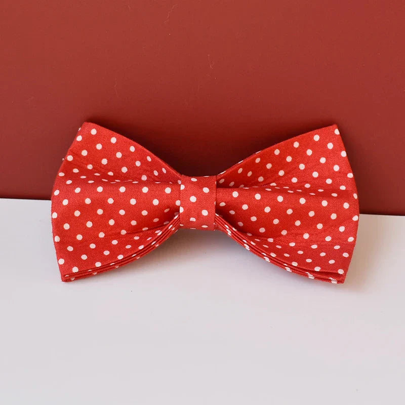 Red Dot Bowtie – Stylish & Comfortable for Pets or Parties