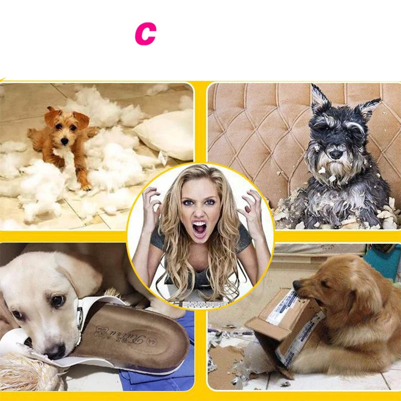 Silicone Dog Toy Ball - Funny Teeth