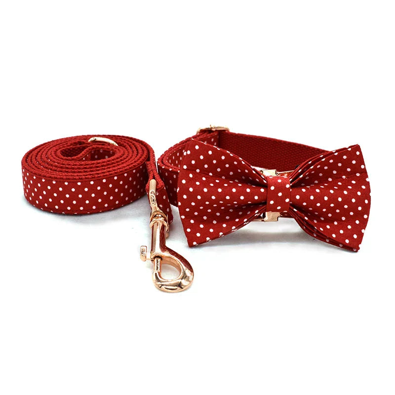 Red Dot Bowtie – Stylish & Comfortable for Pets or Parties