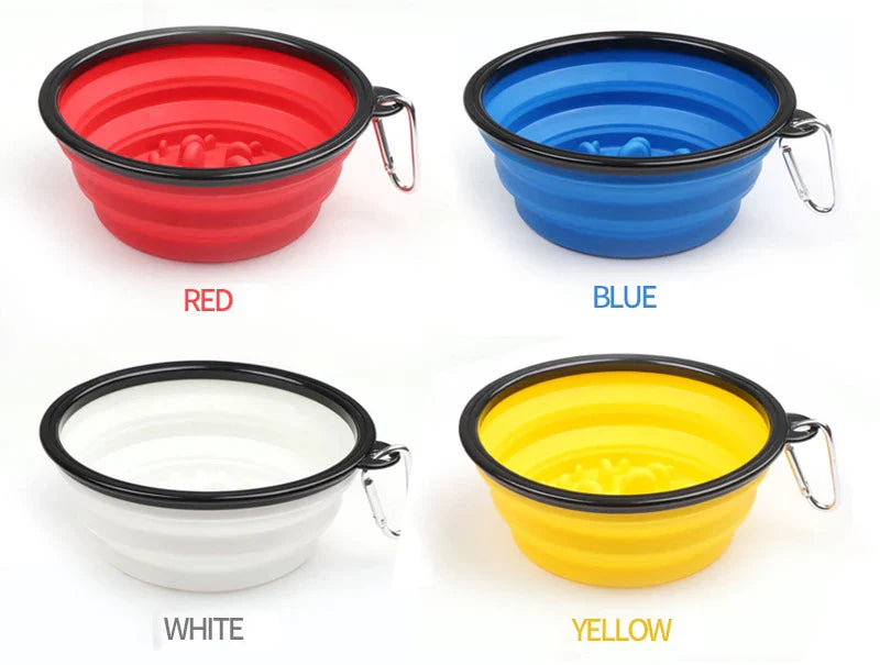 Collapsible Slow Feeding Bowl