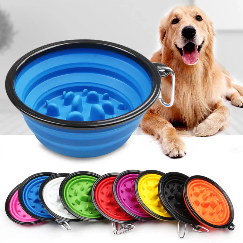 Collapsible Slow Feeding Bowl