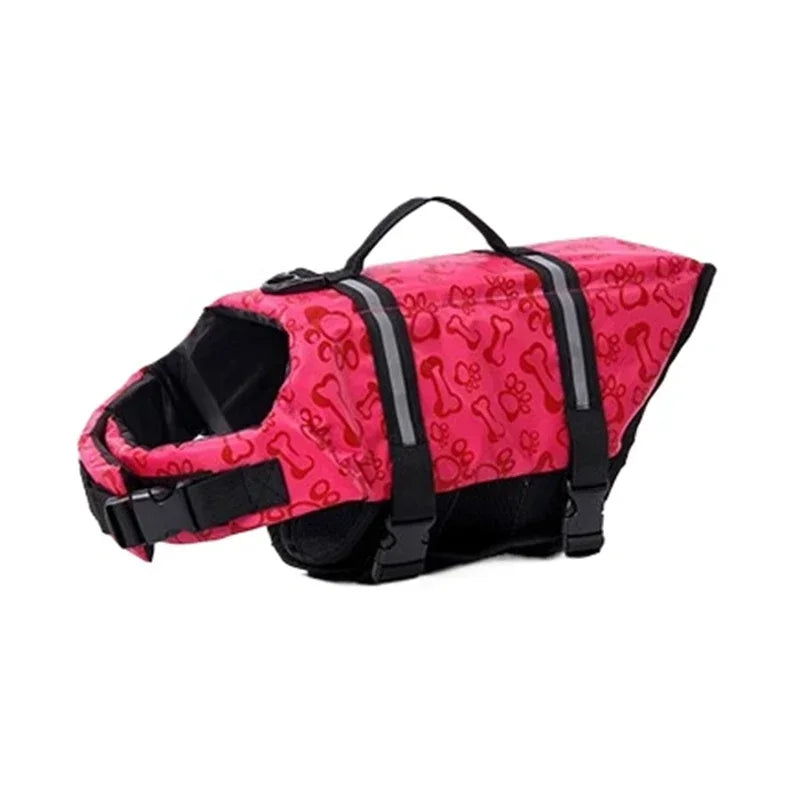 Reflective Dog Life Jacket – Adjustable Swim Vest