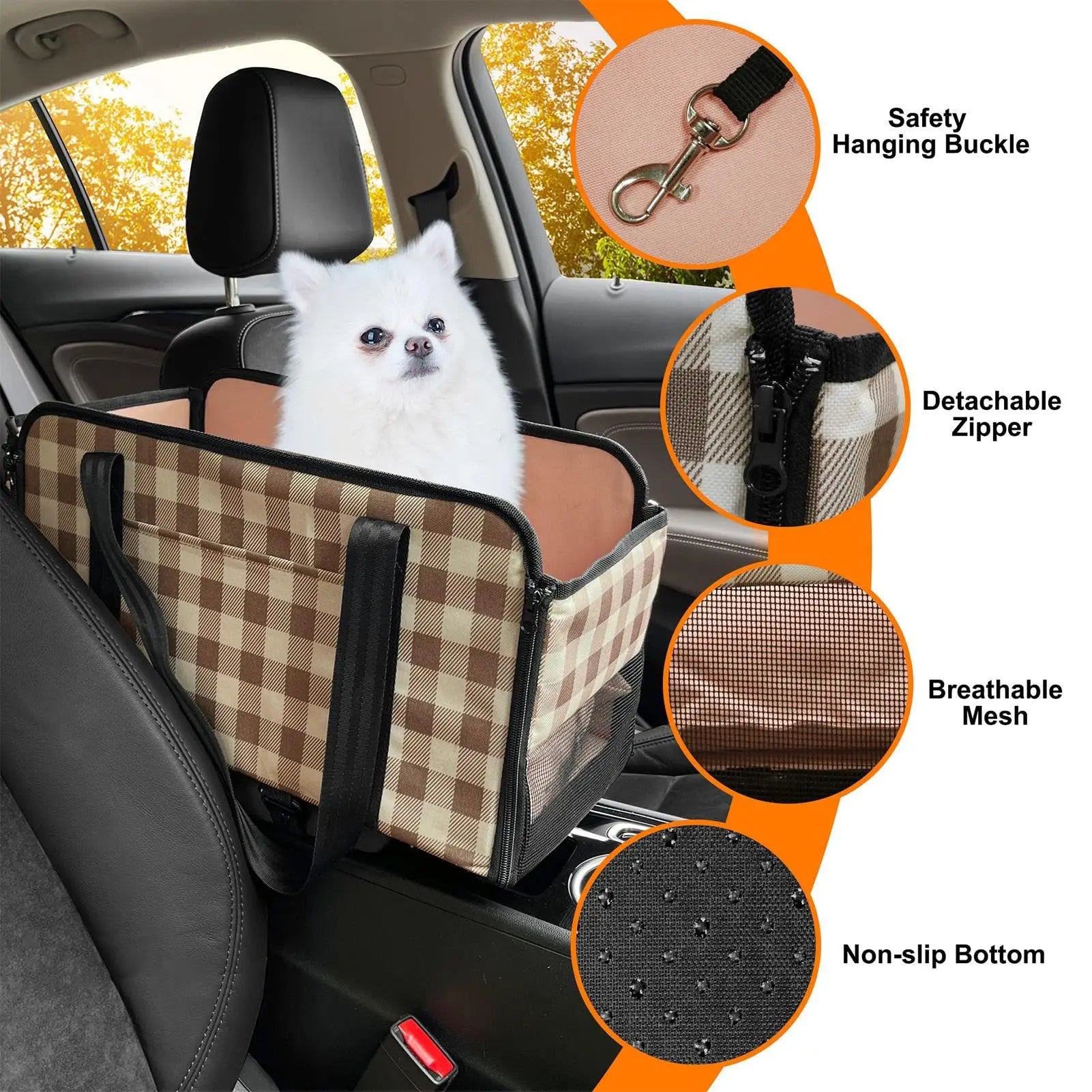Portable Pet Travel Bed & Carrier – Waterproof & Stylish