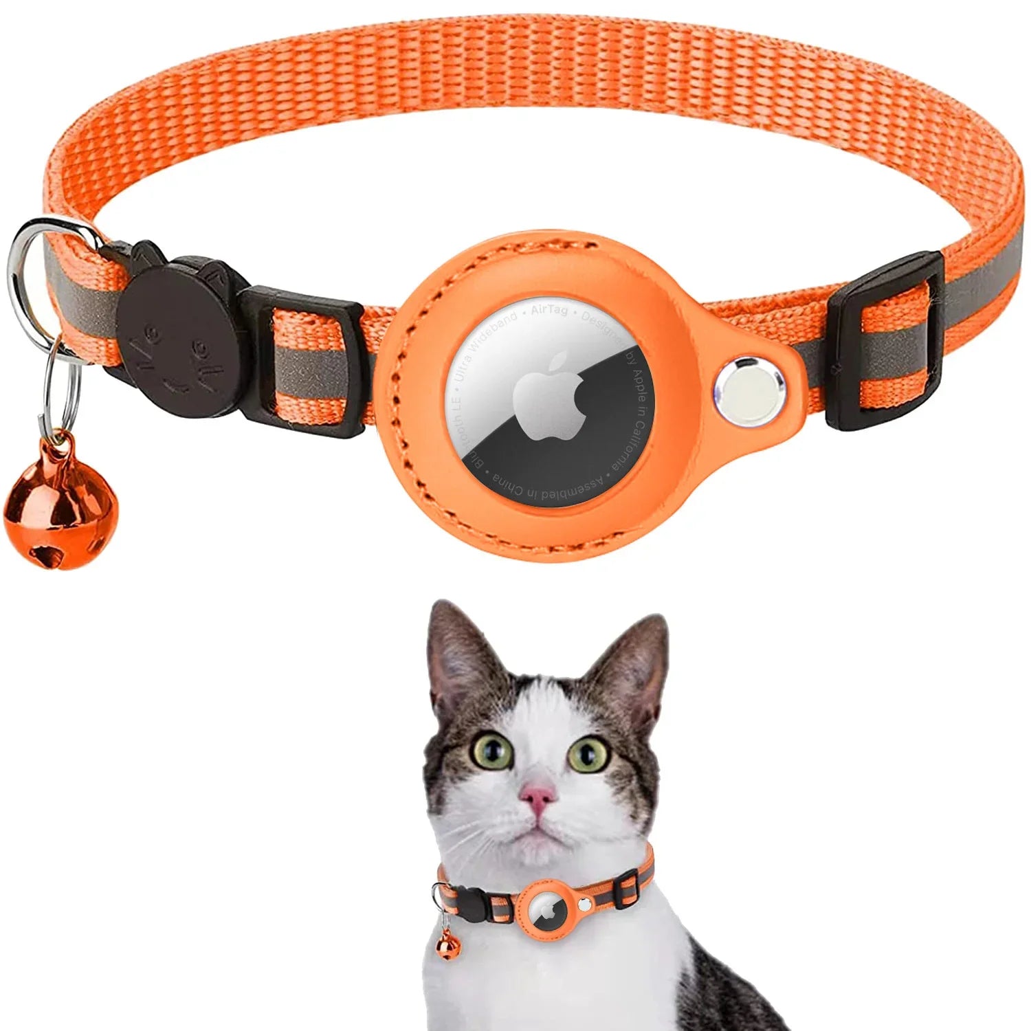 Anti-Lost AirTag Collar for Cats & Small Dogs