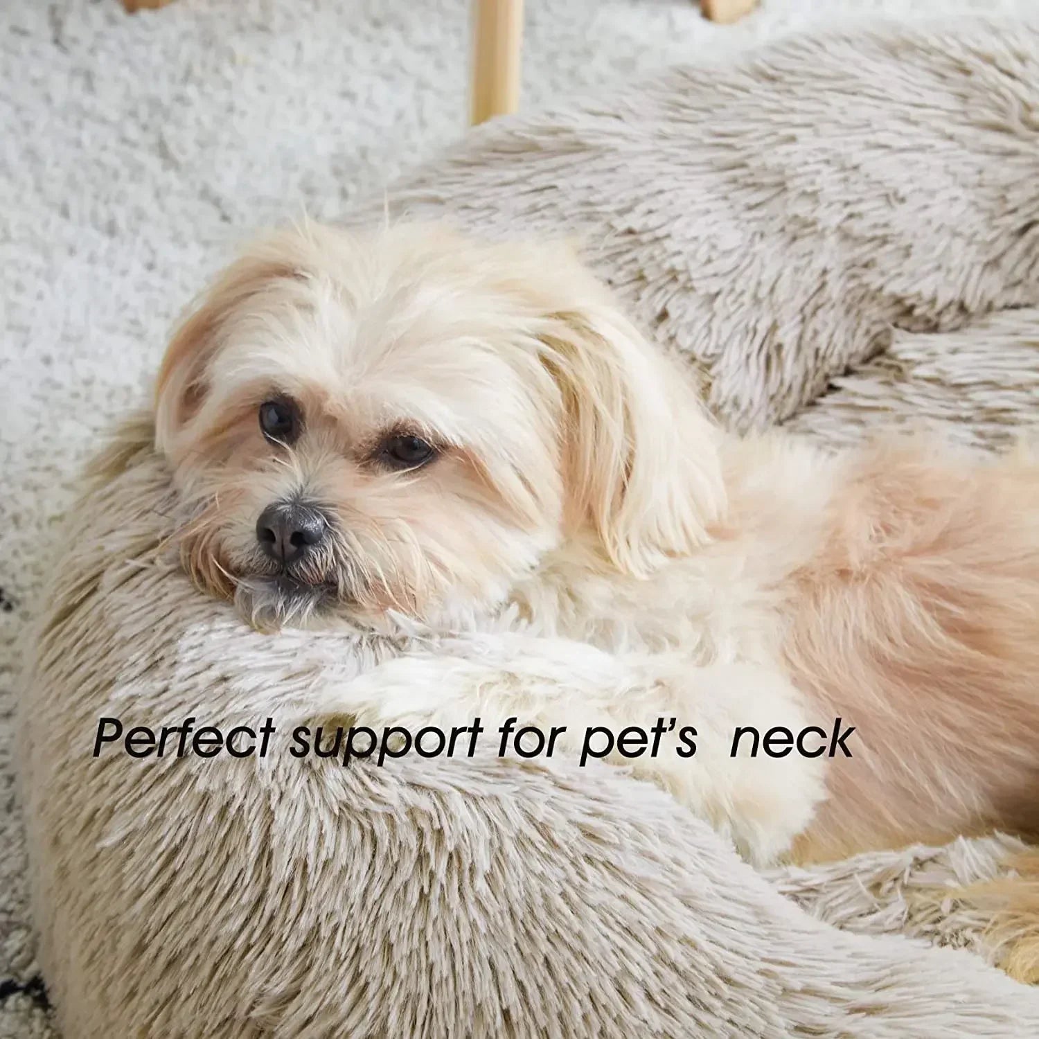 CozyNest Plush Pet Bed for Cats and Dogs