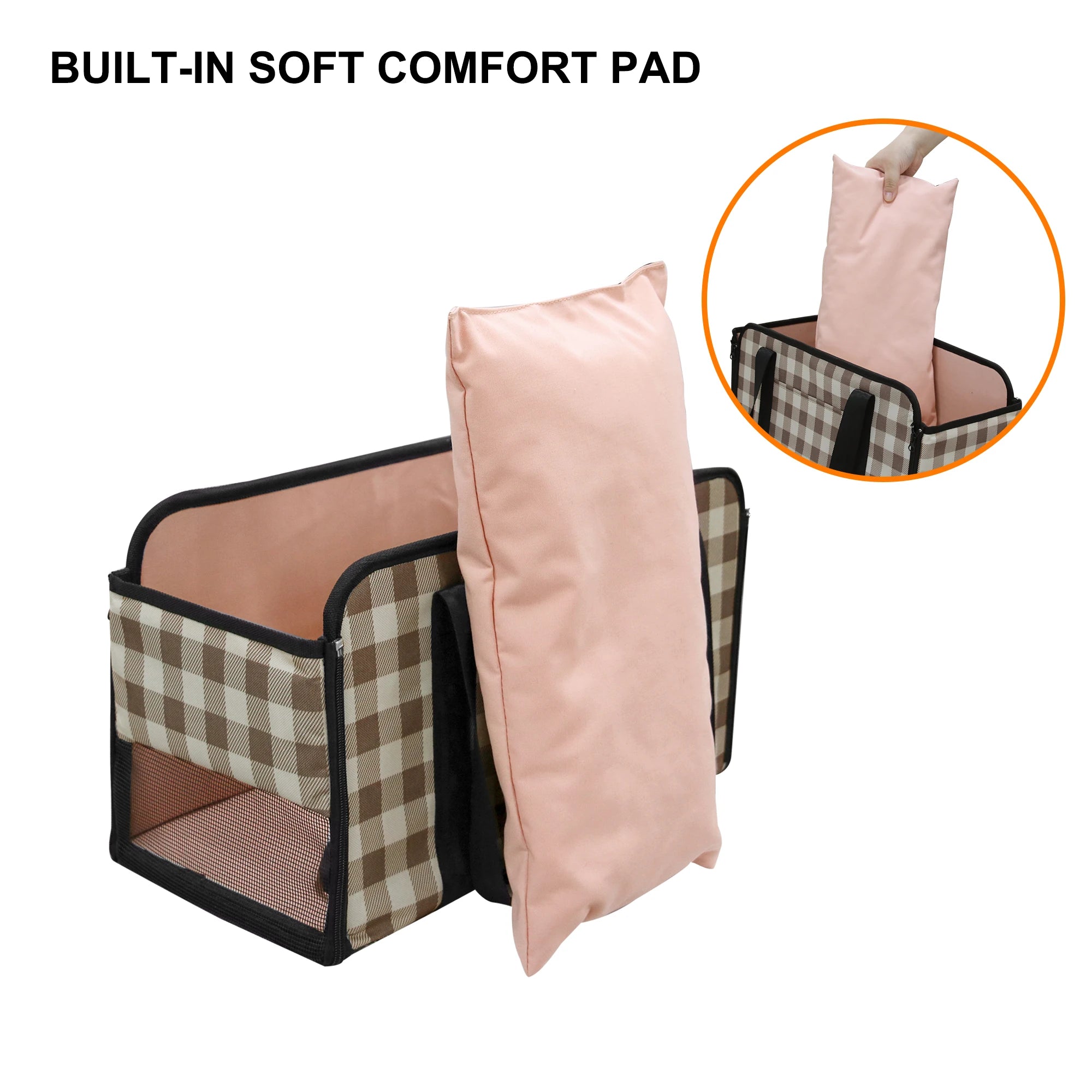 Portable Pet Travel Bed & Carrier – Waterproof & Stylish