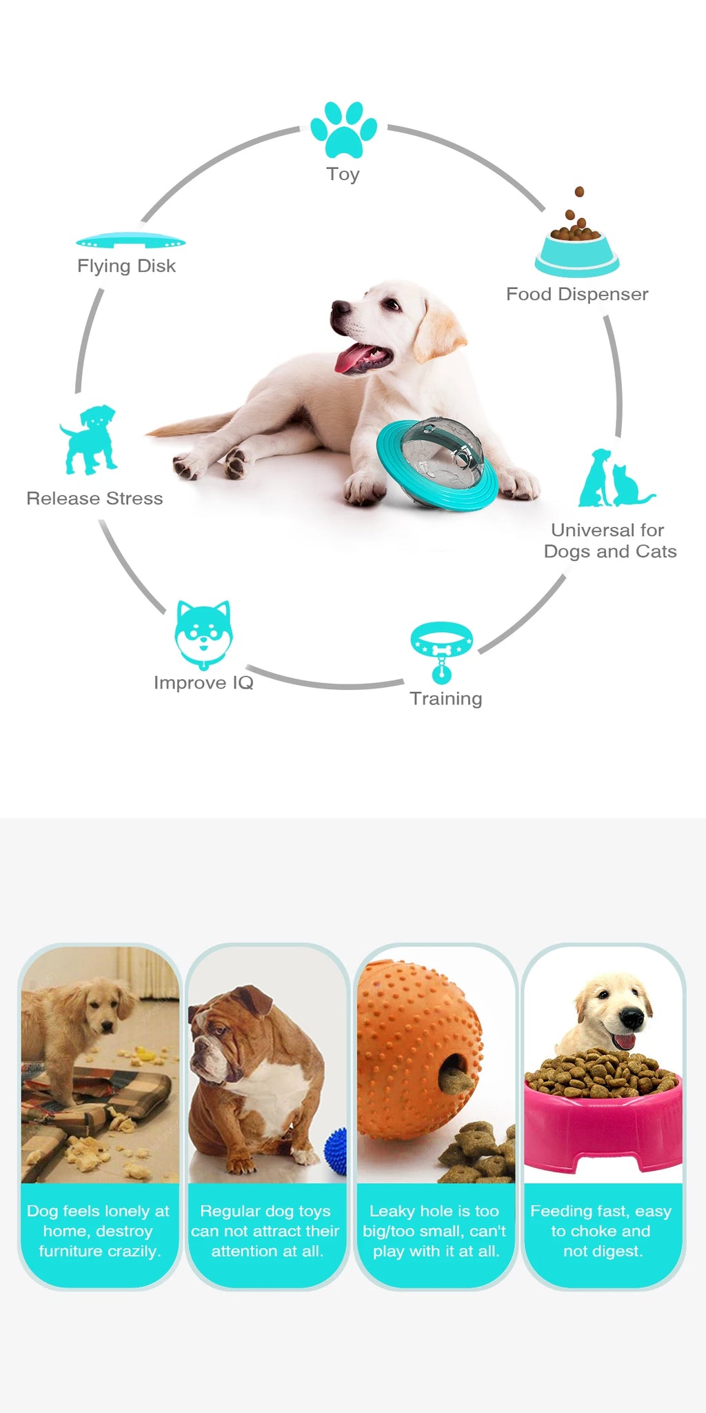 Slow Feed Interactive Dog Toy