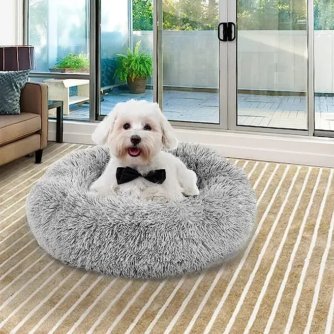CozyNest Plush Pet Bed for Cats and Dogs