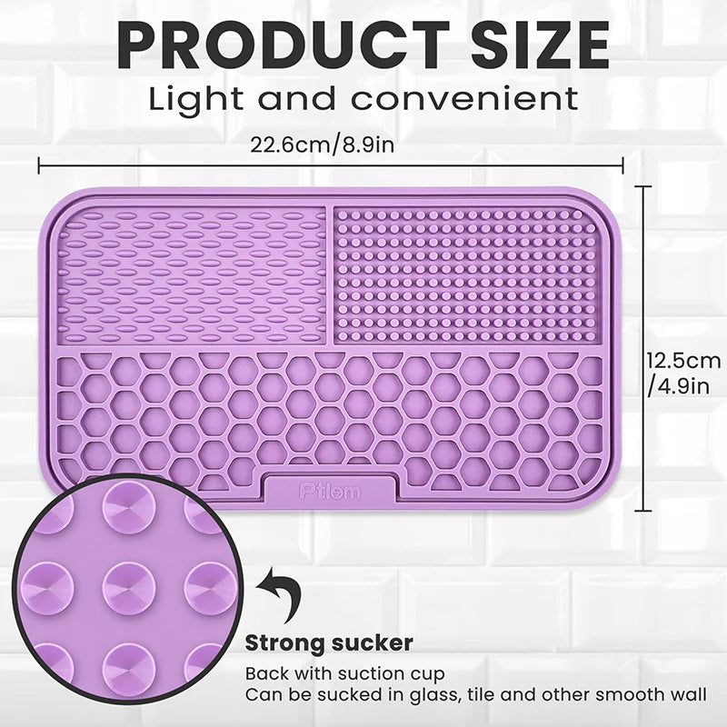 CozyPaws Pet Feeding Mat – Slow Lick Pad for Cats and Dogs