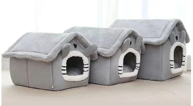 Indoor Pet Tent Bed with Cushion