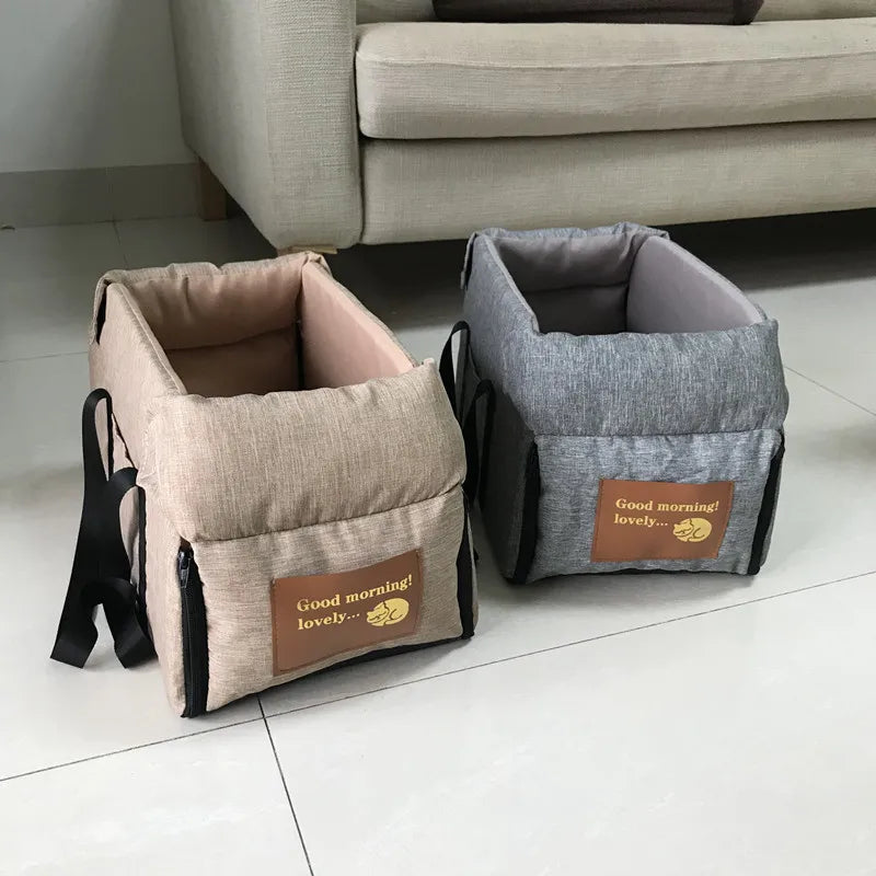 Portable Pet Car Seat Bed – Travel Safe & Comfy