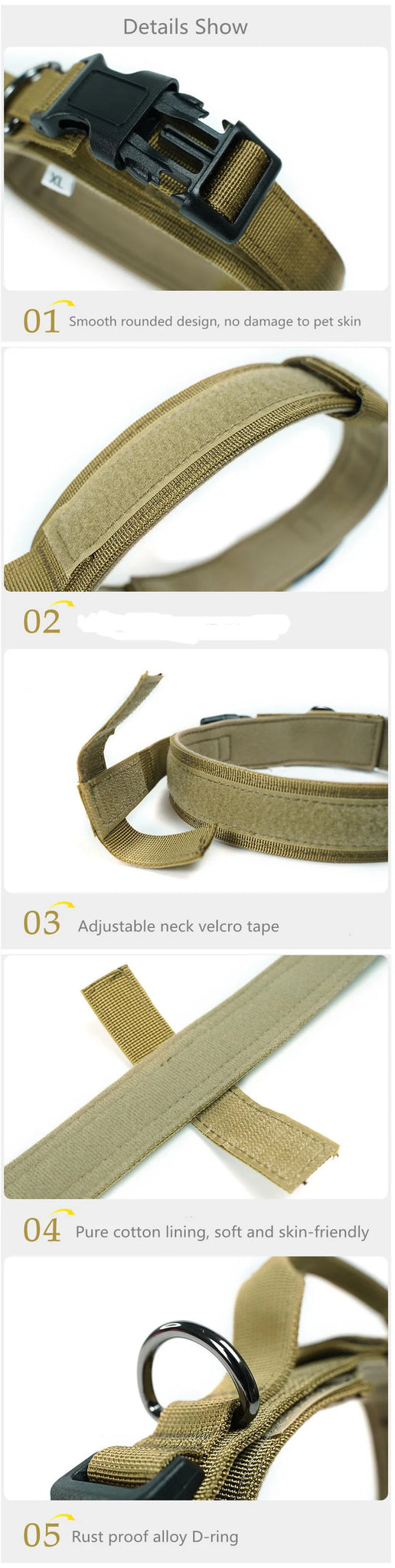 ToughPaws Tactical Dog Collar