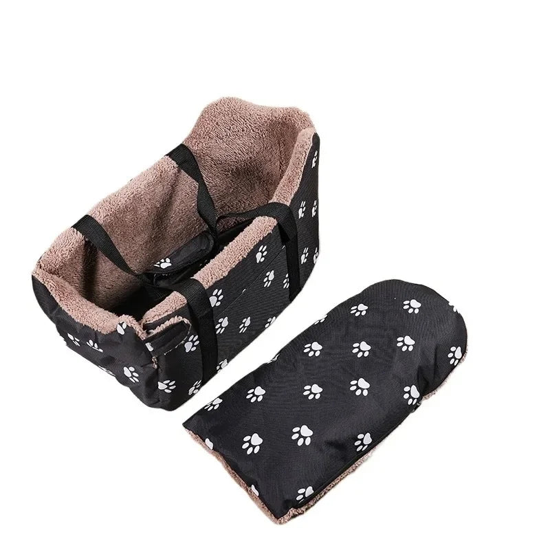 Portable Pet Car Seat – Travel Bed for Small Dogs & Cats