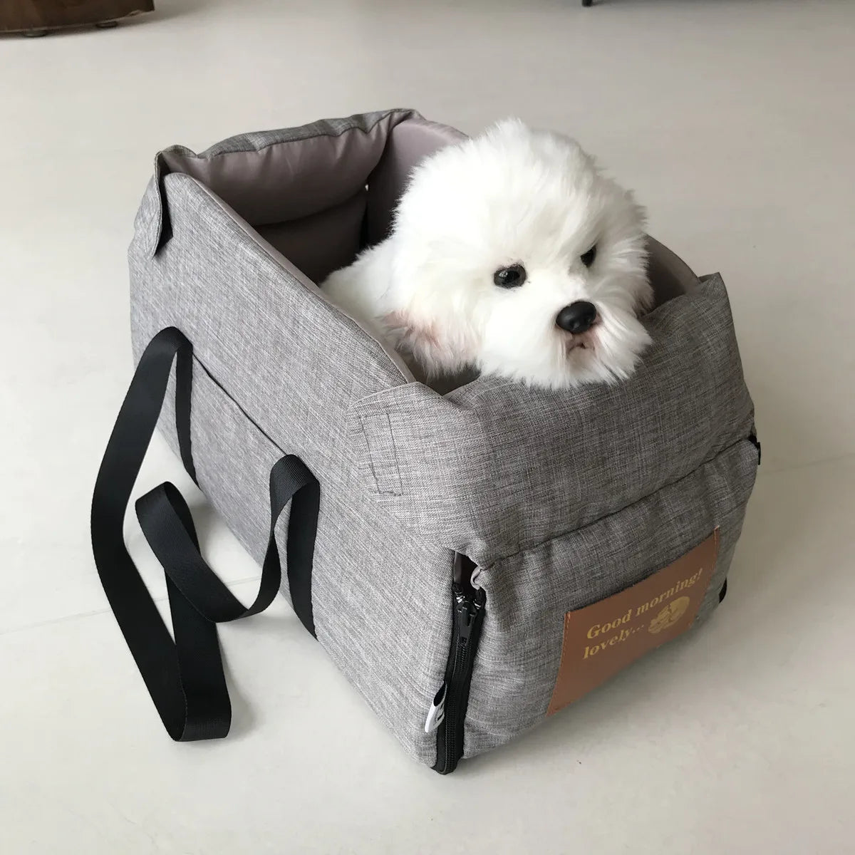 Portable Pet Car Seat Bed – Travel Safe & Comfy