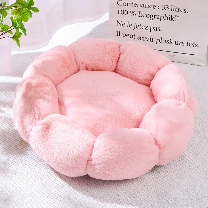 CozyBloom Pet Bed for Cats and Small Dogs