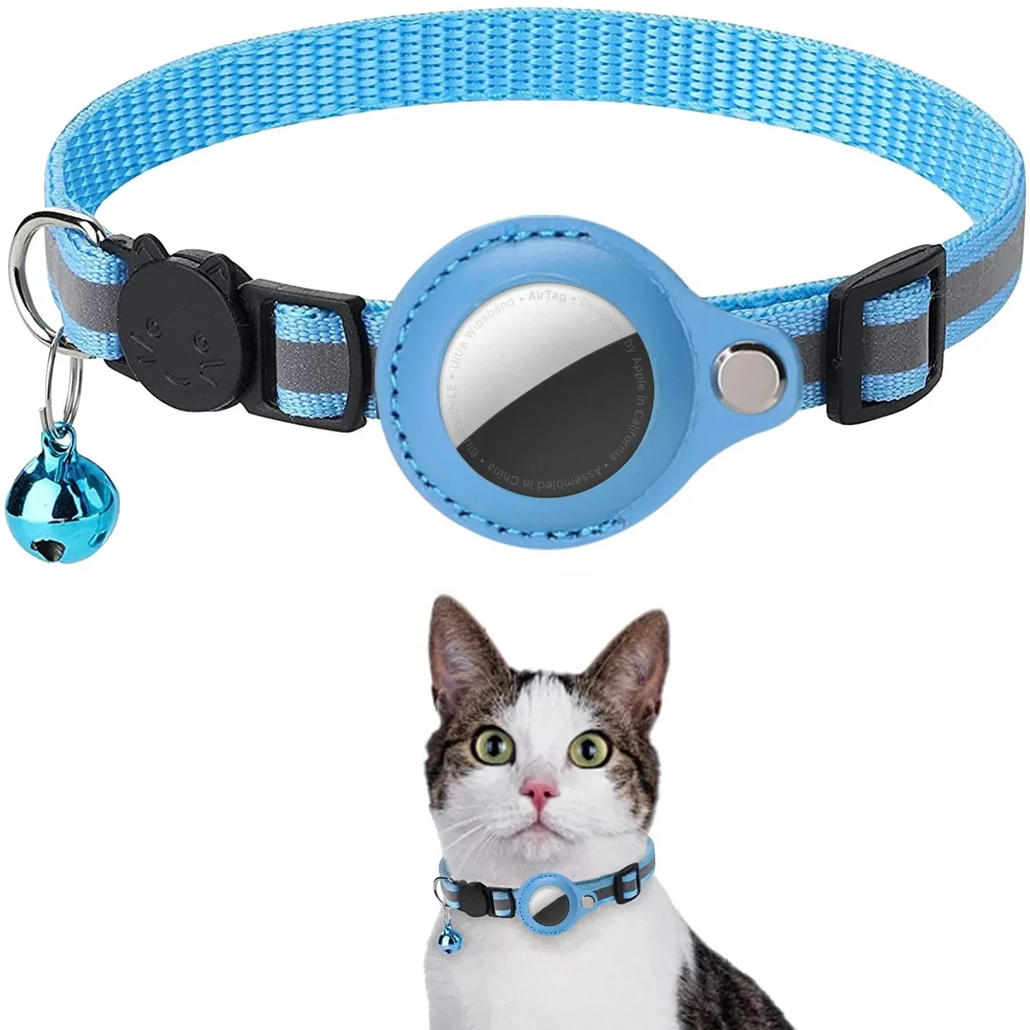 Anti-Lost AirTag Collar for Cats & Small Dogs