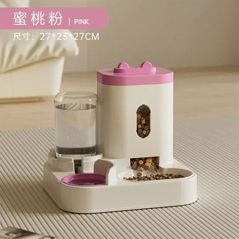 2-in-1 Automatic Pet Feeder & Water Dispenser