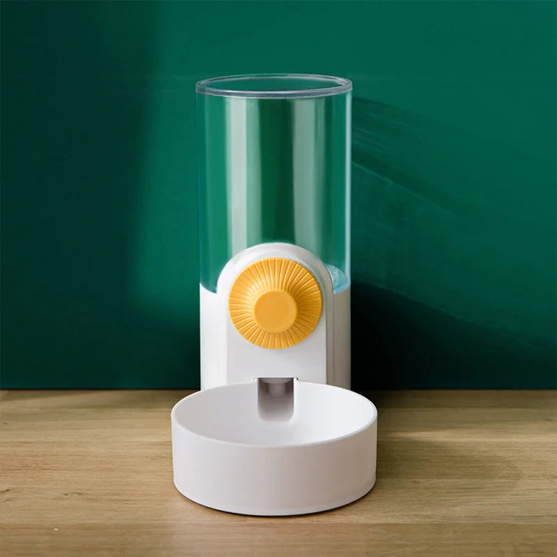 Automatic Hanging Pet Feeder & Water Bottle