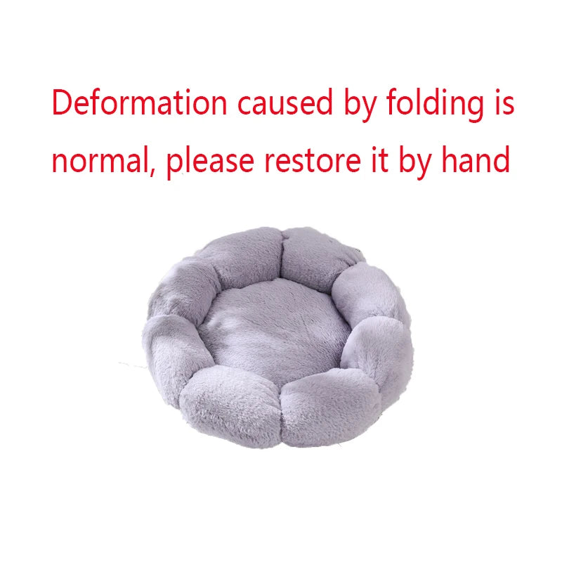 CozyBloom Pet Bed for Cats and Small Dogs