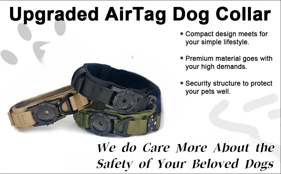 AlphaTag Military Dog Collar