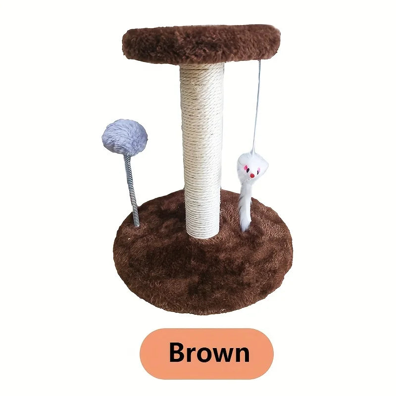 KEMORELA Cat Tree Tower with Scratching Post and Toys
