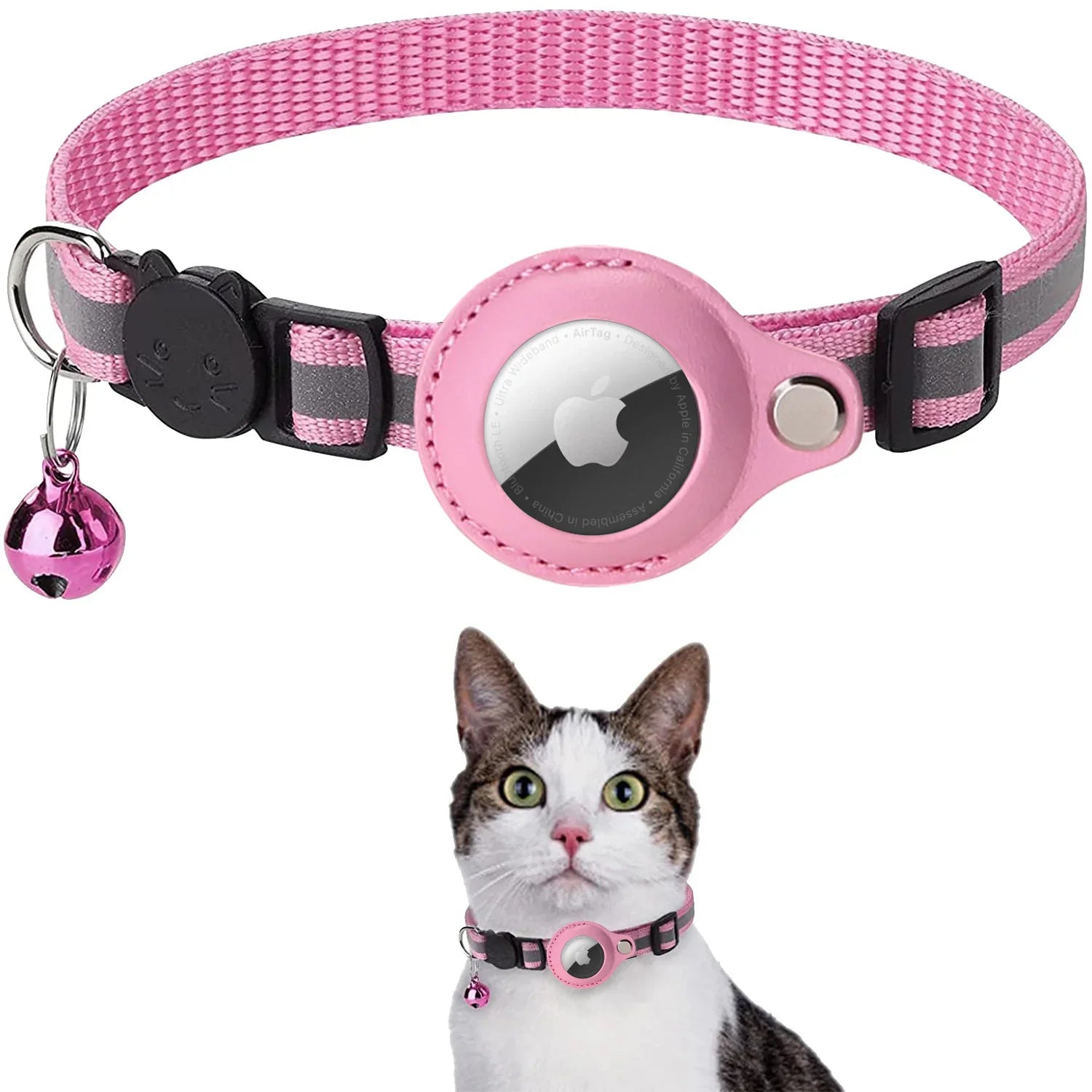 Anti-Lost AirTag Collar for Cats & Small Dogs