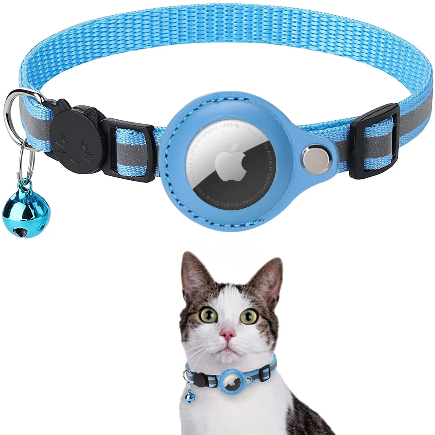 Anti-Lost AirTag Collar for Cats & Small Dogs