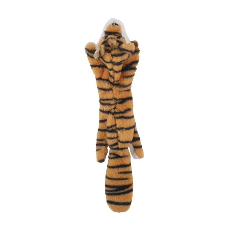 Simulated Animal No Stuffing Dog Toy with Squeakers and Crinkles
