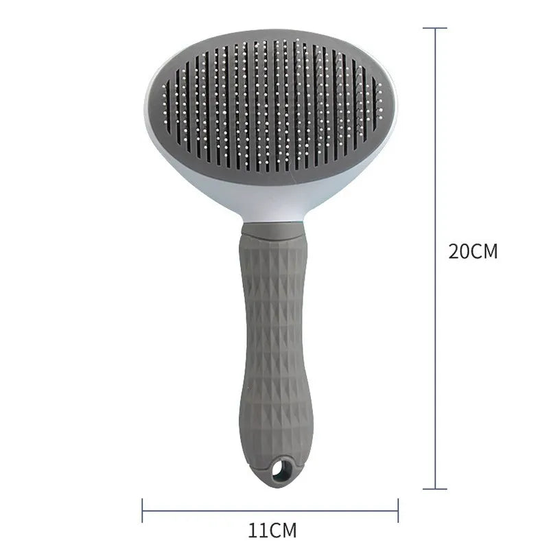 Pet Hair Brush & Comb for Dogs & Cats
