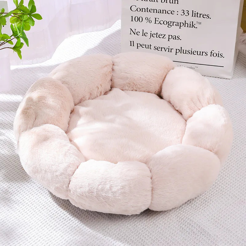 CozyBloom Pet Bed for Cats and Small Dogs