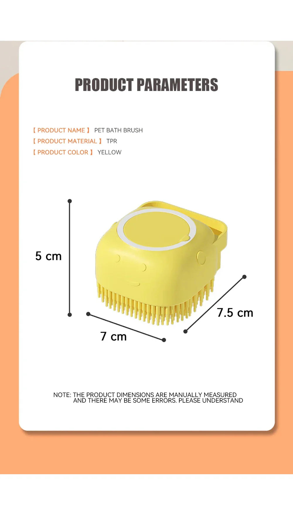 Dog Bath Brush