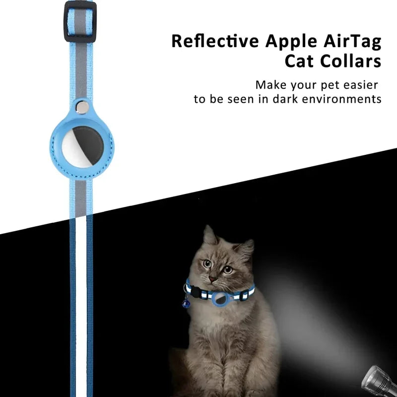 Anti-Lost AirTag Collar for Cats & Small Dogs