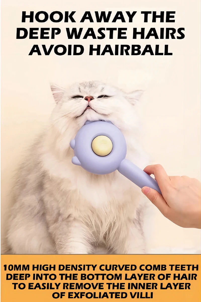 One-Click Pet Hair Cleaning Brush