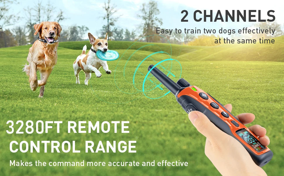 ⚡ Dog Training Collar – 3280ft Remote