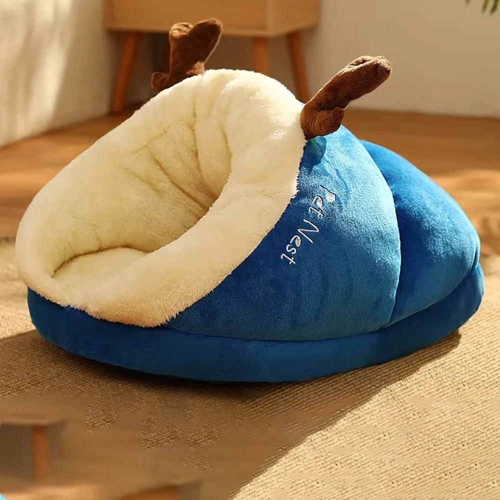 Soft Plush Dog & Cat Bed – Cozy Pet Sofa