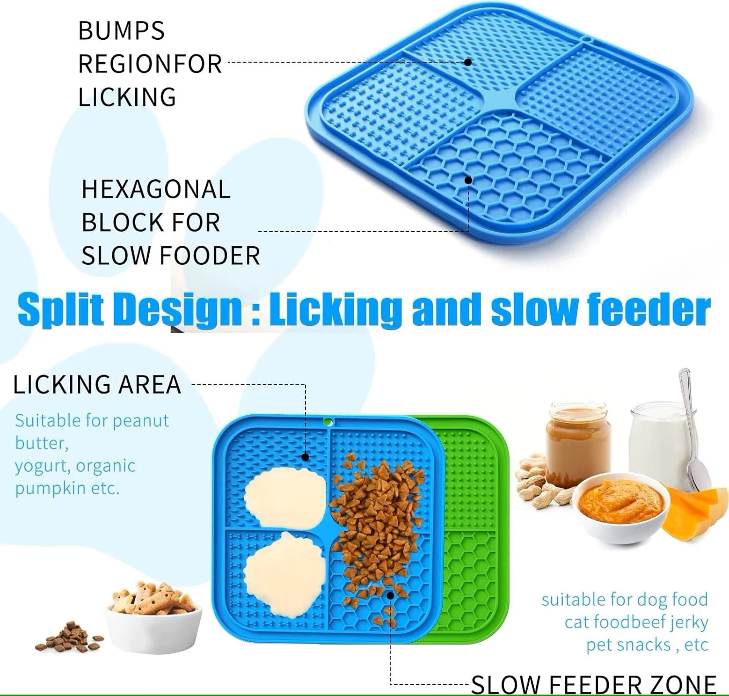 CozyPaws Silicone Lick Mat for Dogs and Cats