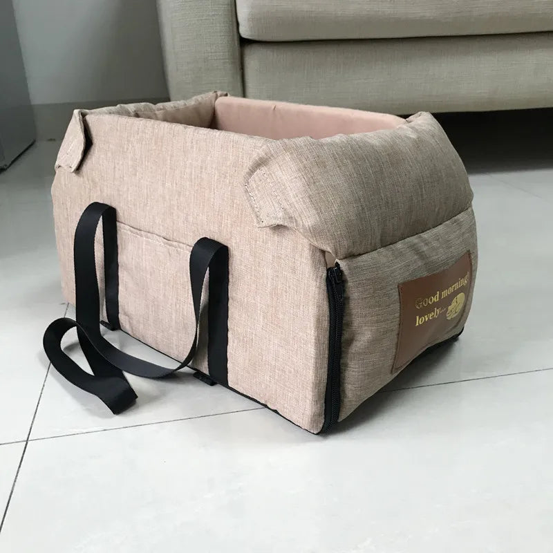 Portable Pet Car Seat Bed – Travel Safe & Comfy