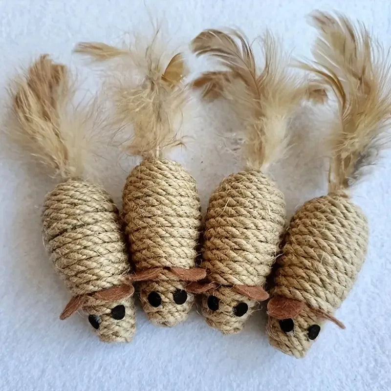 Sisal Mouse Cat Toy