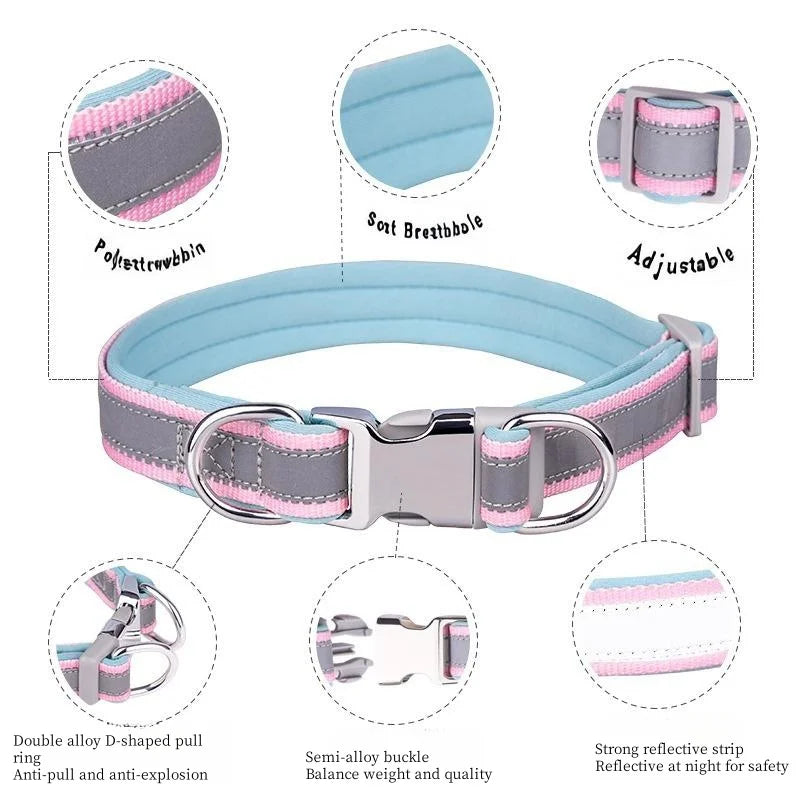 Adjustable Reflective Dog Harness – Safe & Comfortable Fit for All Breeds