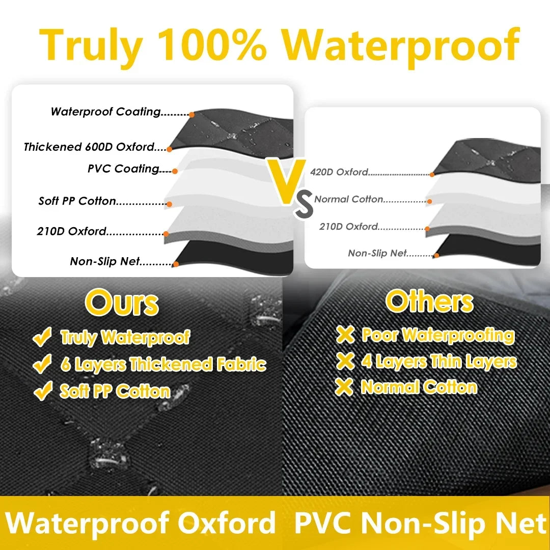 DC PET Waterproof Dog Car Seat Cover