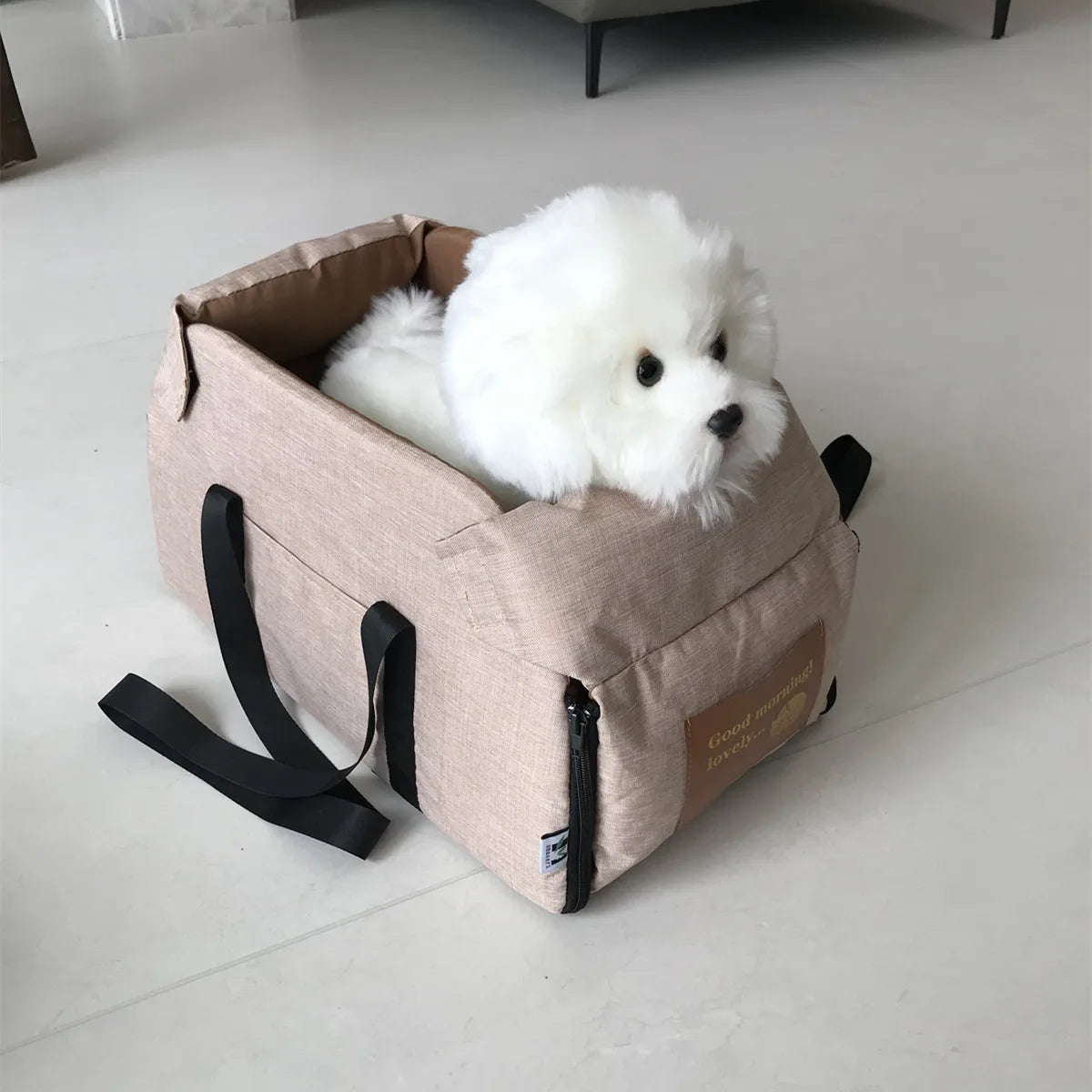 Portable Pet Car Seat Bed – Travel Safe & Comfy