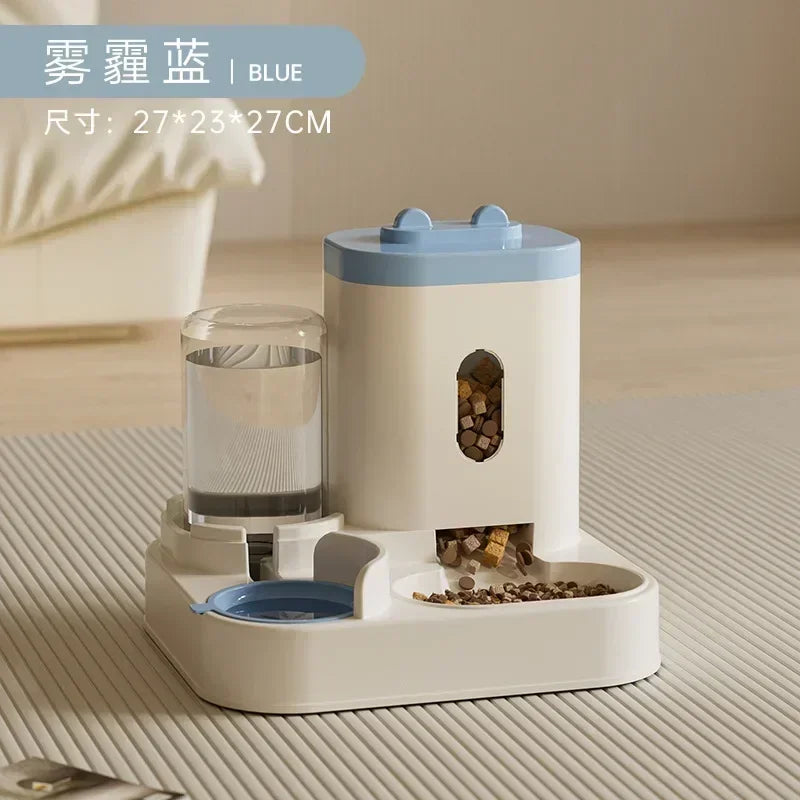 2-in-1 Automatic Pet Feeder & Water Dispenser