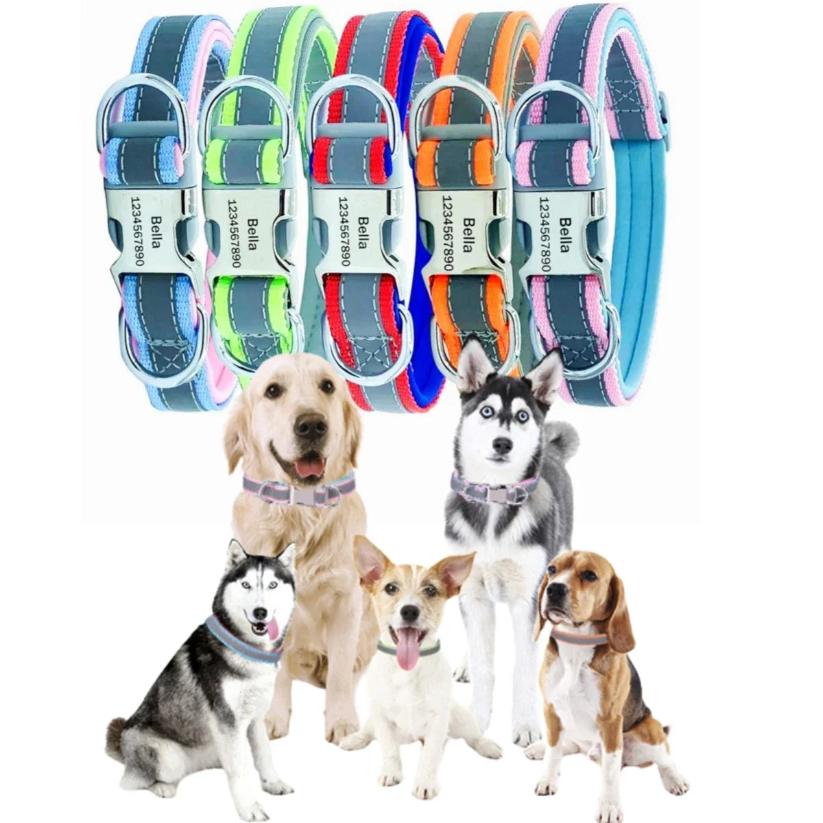 Adjustable Reflective Dog Harness – Safe & Comfortable Fit for All Breeds