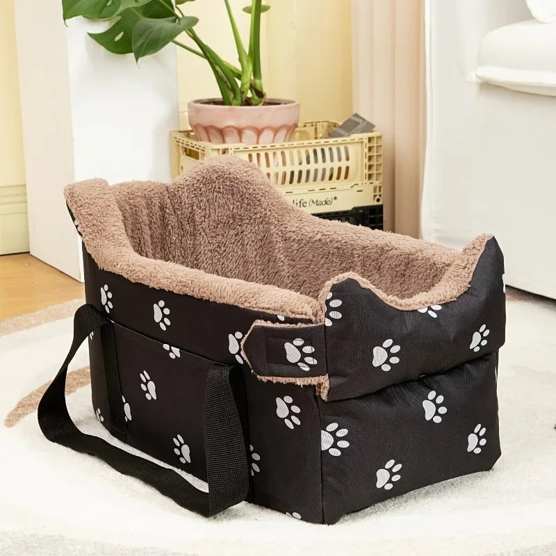 Portable Pet Car Seat – Travel Bed for Small Dogs & Cats