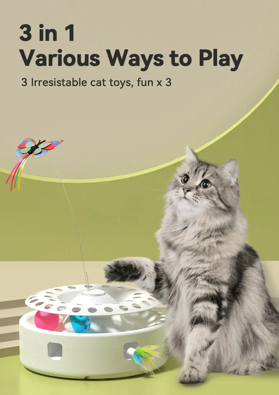 ROJECO Smart Cat Toy