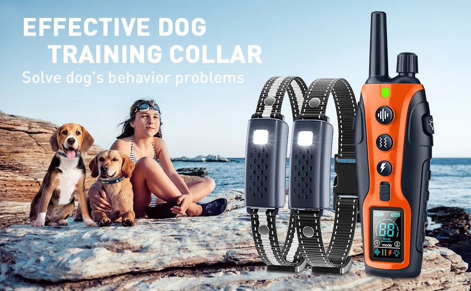 ⚡ Dog Training Collar – 3280ft Remote