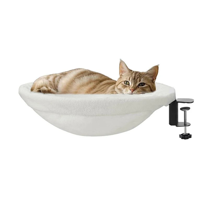 CozyPaws Desk Cat Bed with Soft Mat
