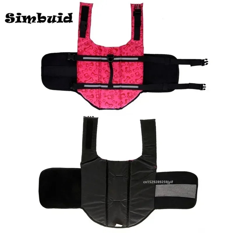 Reflective Dog Life Jacket – Adjustable Swim Vest