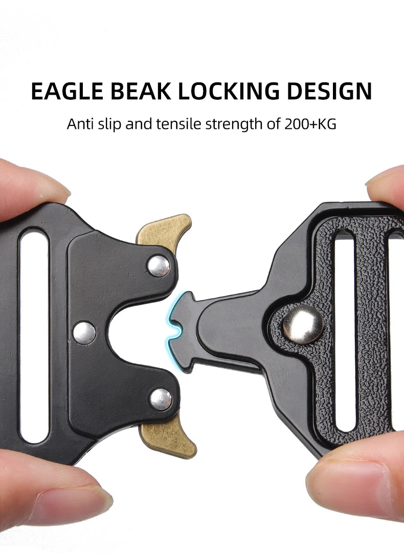 Tactical Dog Collar with Metal Buckle